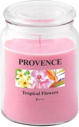 Świeca zapachowa w szkle PROVENCE tropikalne kwiaty 95 godzin