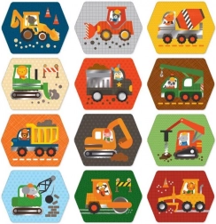Pexeso Maszyny Budowlane dla Dzieci