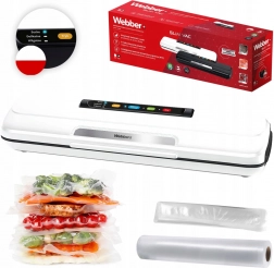 Pakowarka próżniowa do żywności 110 W z akcesoriami, biała