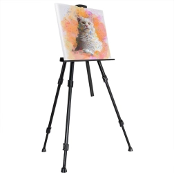 Składany metalowy statyw malarski z torbą 162 cm
