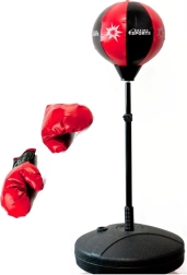 Bokserska gruszka dla dzieci ze stojakiem i rękawicami