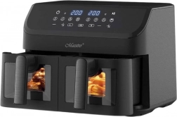 frytkownica beztłuszczowa z podwójną szufladą 2×4,5 l 2000 W MAESTRO MR-758