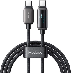 Kabel USB‑C Mcdodo z wyświetlaczem LED, 100W, 1,2 m