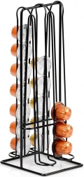 Metalowy stojak na kapsułki NESPRESSO, czarny, 30 cm