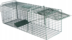 Żywołowna pułapka na kuny i koty 93,5 × 31 × 31 cm