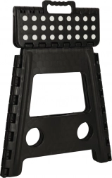 Składane antypoślizgowe stołek 39,5 cm – czarny