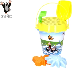 zestaw do piasku Krecik 1,5 l niebieski