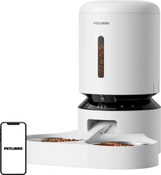 Automatyczny podajnik karmy Petlibro z kamerą i podwójną miską