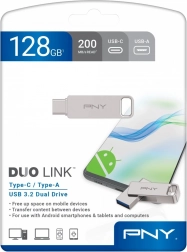 Dysk USB flash 128GB PNY DUO LINK USB 3.2 Type-C