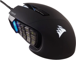 Mysz gamingowa Corsair Scimitar RGB Elite 18 000 DPI, czarna