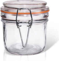 Szklany słoik z klipsem 220 ml