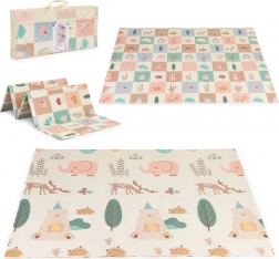 dwustronna piankowa mata do zabawy 200 × 180 cm z torbą iPlay