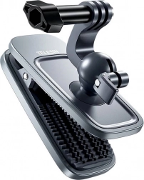 Uniwersalny uchwyt do kamer sportowych Telesin z magnetycznym klipsem i głowicą kulową