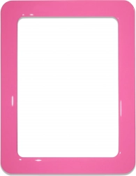 Magnetyczna samoprzylepna ramka różowa 16,0x11,8 cm
