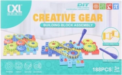 Zestaw konstrukcyjny na śrubki dla dzieci, 188 elementów