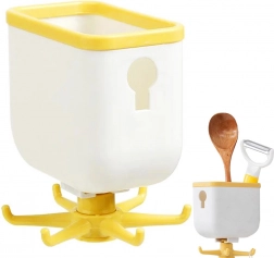 Kuchenny wieszak narzędziowy z obrotowymi hakami