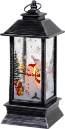 Świąteczna latarnia LED srebrna RUHHY