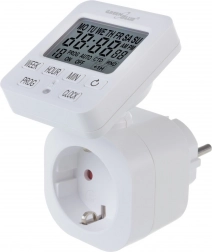 cyfrowy wyłącznik czasowy greenblue gb605 f, 16 a, ip20