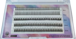 Jedwabne kępki rzęs BLING, 9–11 mm