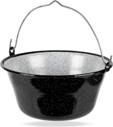Wiszący węgierski kociołek emaliowany 7,5 l