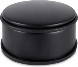 Metalowa blokada drzwi, czarna, 11,5 cm