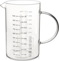 Szklana miarka kuchenna 1 l