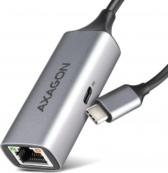 USB‑C gigabitowa karta sieciowa z przelotowym zasilaniem PD 100 W AXAGON