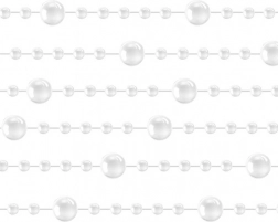 Perłowa girlanda na choinkę 5 m Ruhhy