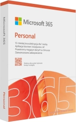 Microsoft 365 Personal – roczna subskrypcja dla 1 użytkownika (PC, Mac, iOS, Android)