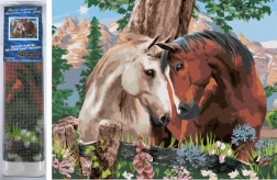 Diamentowe malowanie Końska harmonia 30 × 40 cm