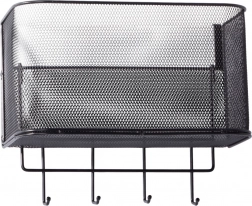 Metalowy wiszący koszyk na drzwi z haczykami