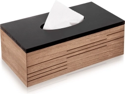 Drewniane pudełko na chusteczki Line 25 × 13,5 × 9 cm