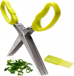 Nożyczki do ziół ze stali nierdzewnej 19,5 cm