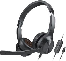 creative chat usb nauszny zestaw słuchawkowy z mikrofonem usb-c