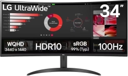 LG UltraWide 34" zakrzywiony monitor VA