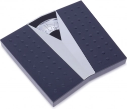 mechaniczna waga łazienkowa 120 kg, czarna