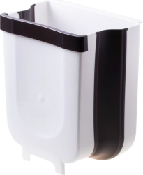 Składany kosz na śmieci – biały