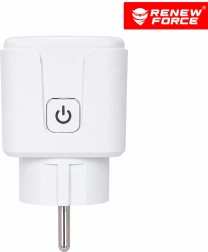 Inteligentne gniazdko Wi-Fi RENEW FORCE 16 A z pomiarem zużycia energii
