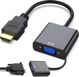 Adapter HDMI na VGA (D-Sub) – czarny