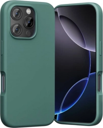 Silikonowe etui Vention do iPhone 16 Pro Max z MagSafe, zielone