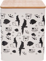 Metalowy pojemnik na karmę 3 l