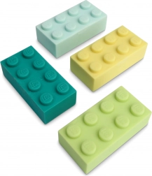 LEGO szkolne gumki 8 szt. – kolorowe kostki do mazania