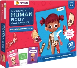 Playshifu My Super Human Body – ludzkie ciało, magnetyczny zestaw edukacyjny
