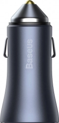 Ładowarka samochodowa Baseus z portami USB i USB‑C oraz szybkim ładowaniem 40 W