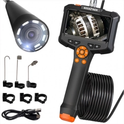 Kamera inspekcyjna BIGSTREN 5 m IP67 z wyświetlaczem Full HD i 8 LED