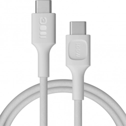 Kabel USB‑C PowerStream 100W 1,2 m biały w oplocie