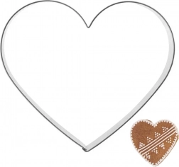 Metalowa foremka do wykrawania serce 9,5 cm