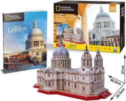 3D puzzle CUBICFUN NATIONAL GEOGRAPHIC – Katedra św. Pawła (107 elementów)