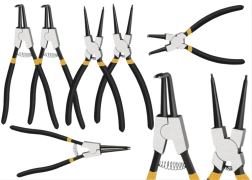 Zestaw szczypiec do pierścieni Segera – proste i wygięte, 4 szt.