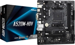 ASRock A520M-HDV microATX płyta główna AM4 z HDMI/DVI/VGA i M.2
